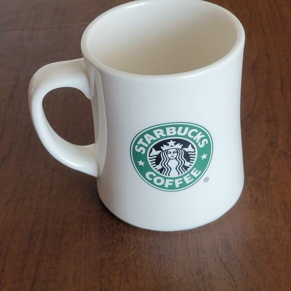 Starbucks 2008 "FRESH ROASTED COFFEE" 16oz Mug Brown & Green Mermaid Logo - Picture 4 of 9